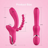 Double-Headed Vibrator Sucking Ball Stick