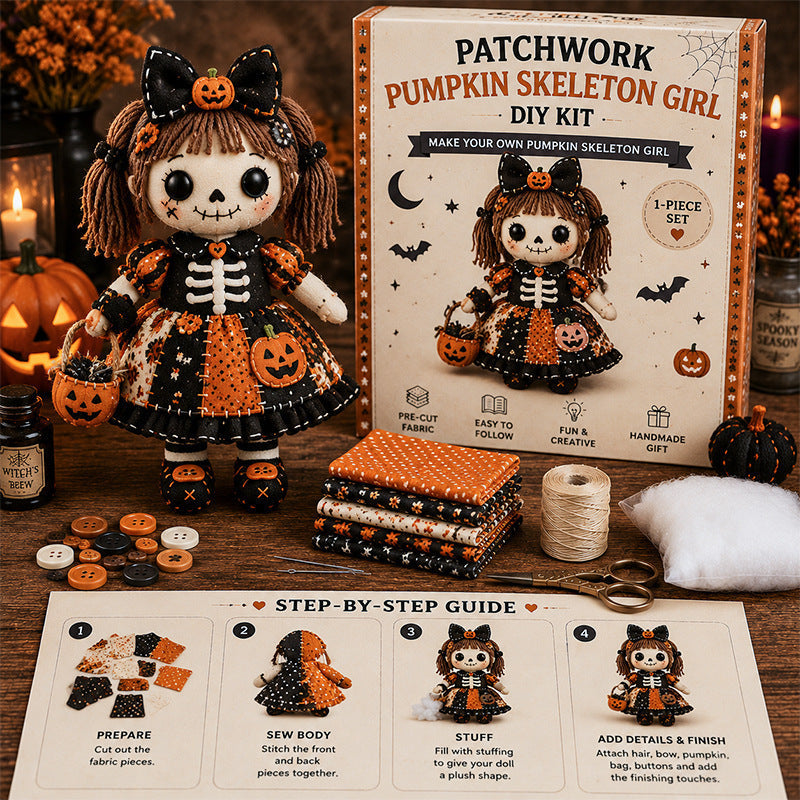 DIY Halloween Skeleton Doll Kit