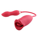 Vibrador Labios Rojos Chupador de Lengua Masturbador Femenino