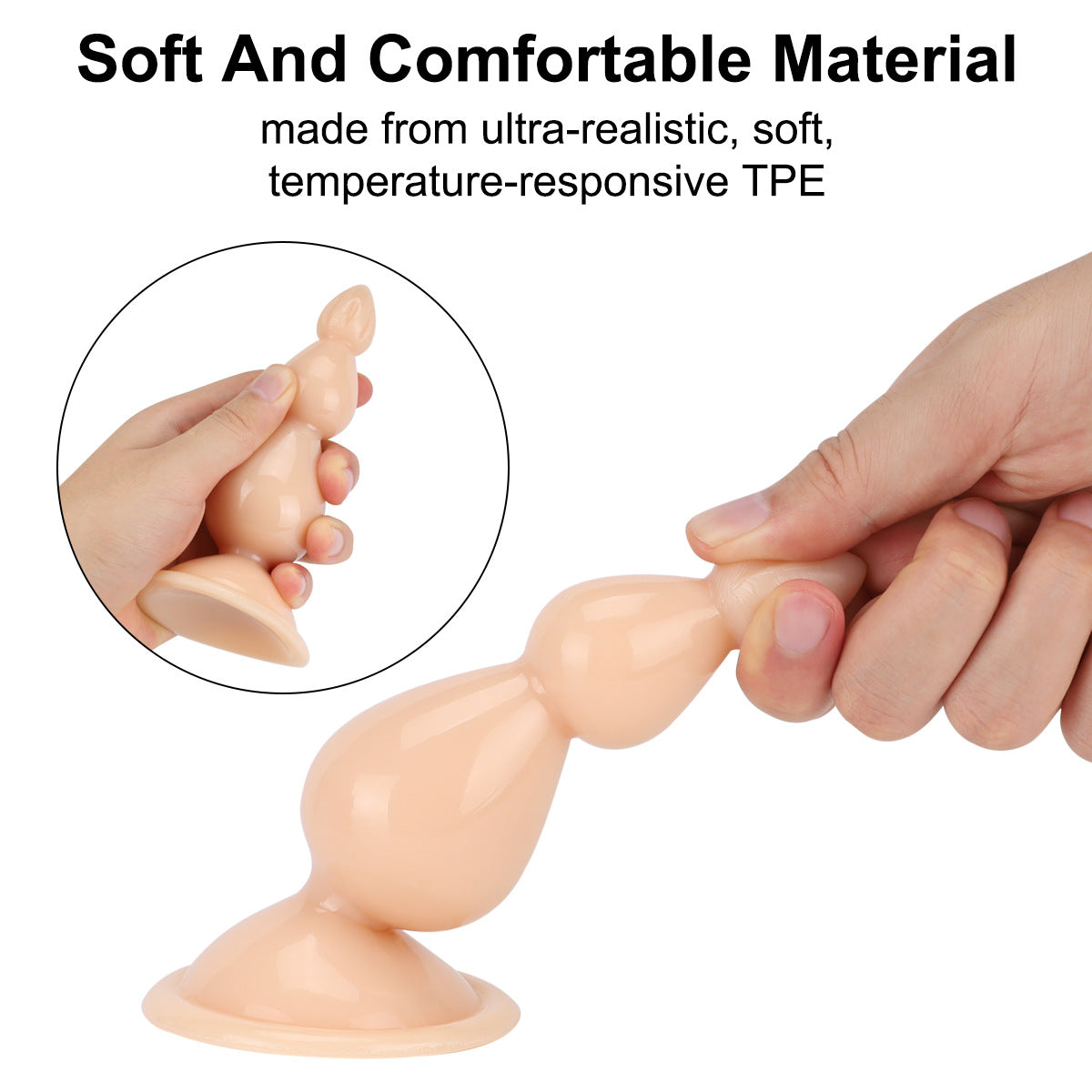 Anal Plug Silicone Anal Stimulation Pull Beads