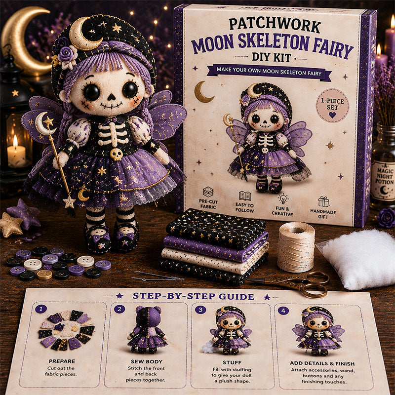 DIY Halloween Skeleton Doll Kit