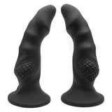 8.1-Inch Silicone Lattices Design Suction Base Dildo