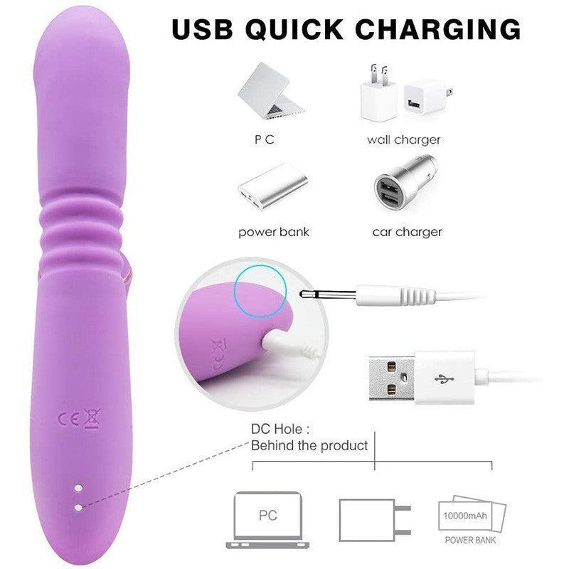 Vibrator Telescopic Dildo Console