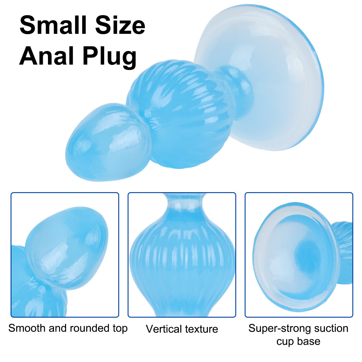 Anal Plug Silicone Anal Stimulation Pull Beads
