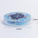 Solar Mosaic LED Waterproof Lawn Light 4 Pack