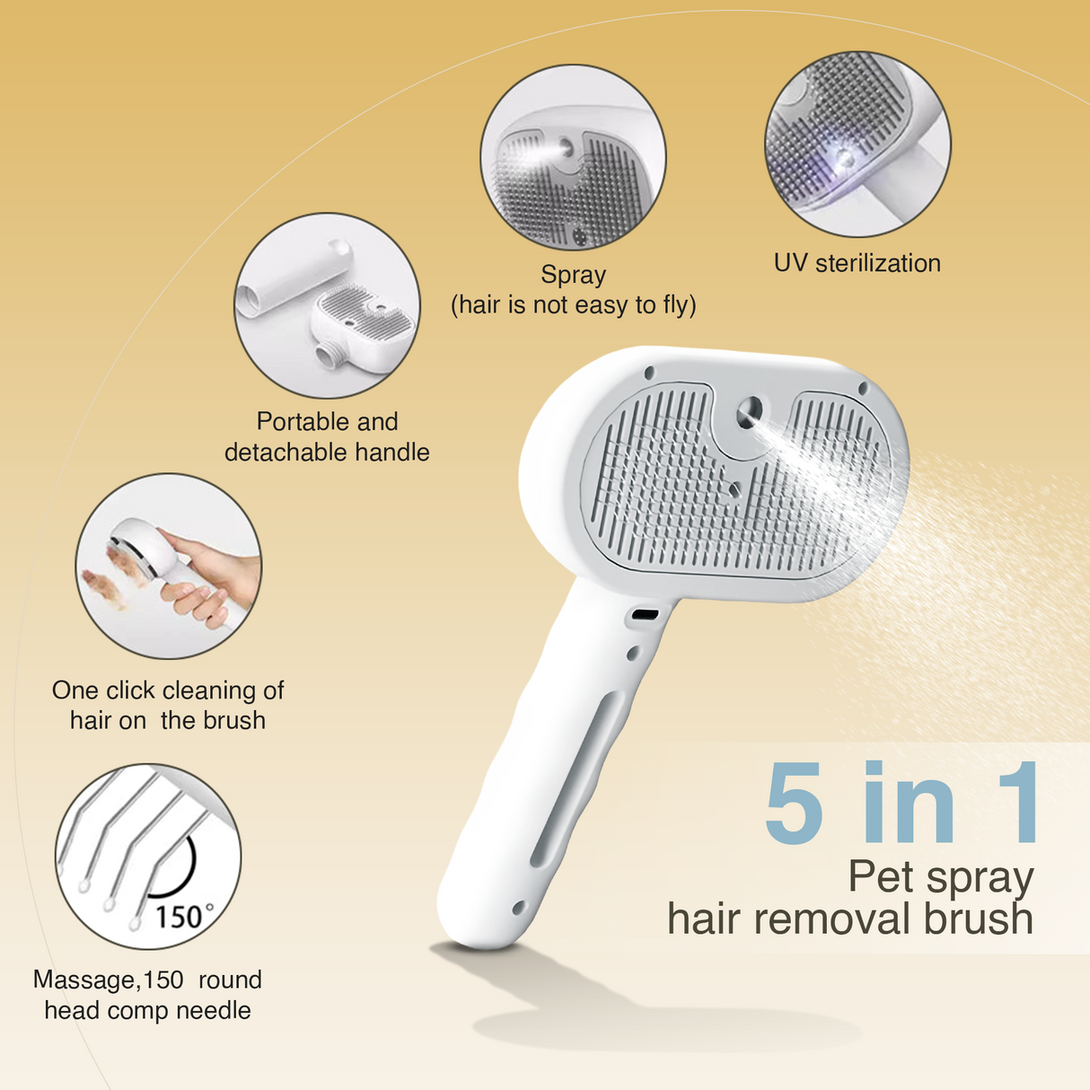 Vexroan Hydra Mist Self-Cleaning Brush