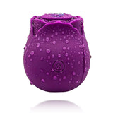 Purple Rose Suction Vibrator 7 Frequency Sucking ClitMassage Rose Toy