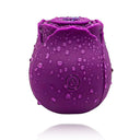 Purple Rose Suction Vibrator 7 Frequency Sucking ClitMassage Rose Toy