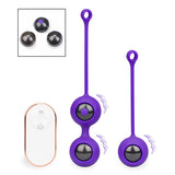 Remote control vibrating Kegel ball private part contraction pelvic floor muscle vibrator