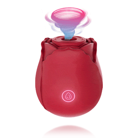 Rose Vibrators - 7 Sucking Clit Massage Vibrating Rose Toy