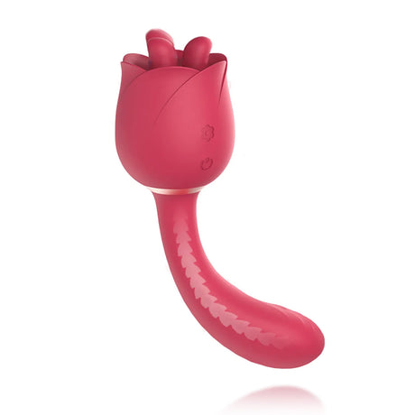 Rose 5th Generation Double-Headed Multi-Purpose Vibration Retractable Egg Masturbation Device