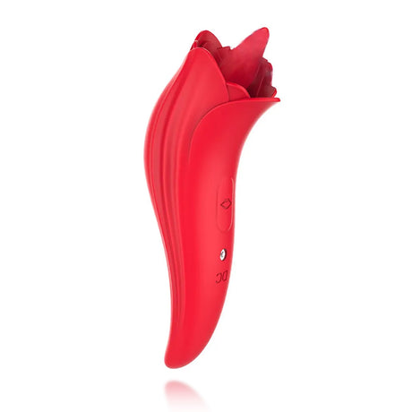 Rose Shaped Vibrating Tongue 5 Frequency Massage Rose Vibrator