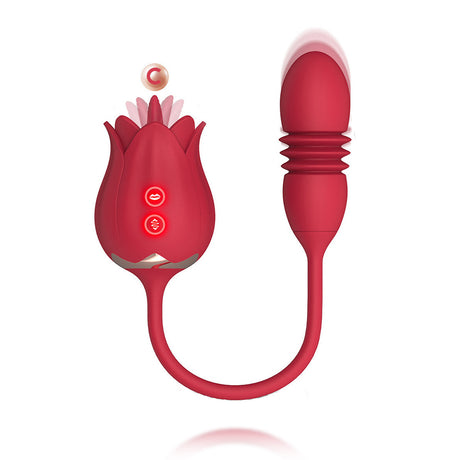 Rose Vibration Tongue Vibrator Egg Vibrator Thrusting Vibrators