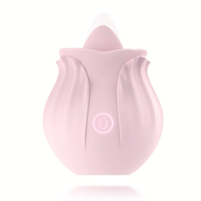 Rose Vibrator Series With Vibrating Tongue Vibrating Suction Sex Toys