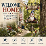 Hand-Painted Gnome Welcome Garden Bell