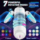 Automatic Robot Handheld 7 Thrusting 4 Rotation One Key Brust Male Masturbator