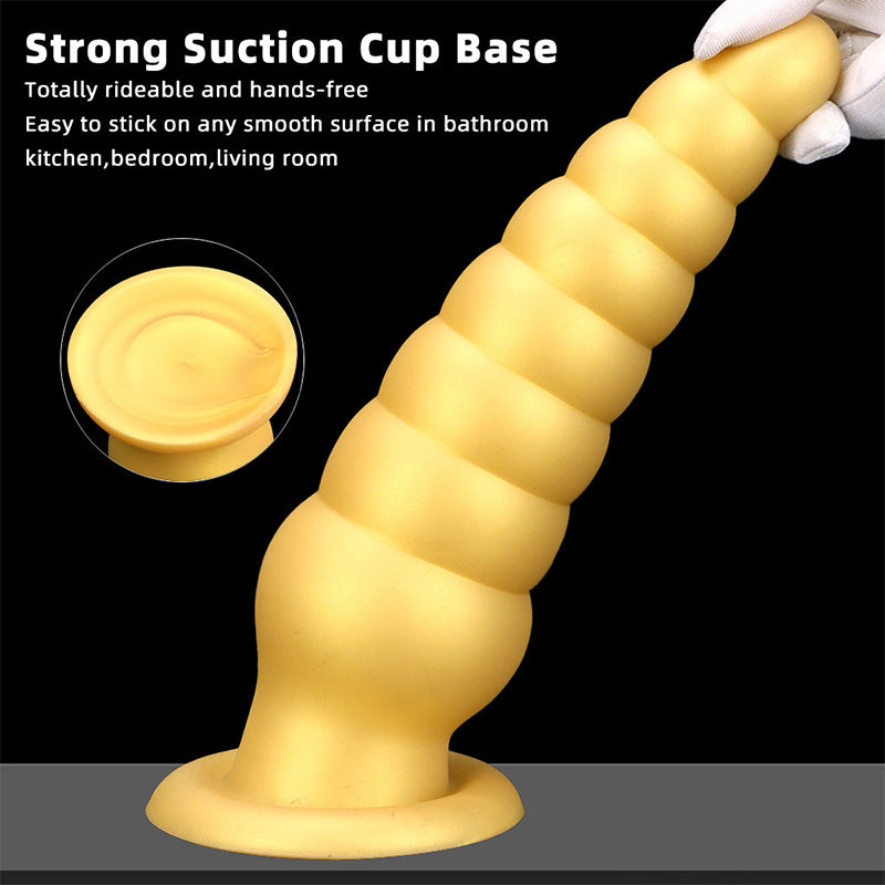 Silicone Tip Extra Large Anal Plug Suction Cup Anus Dildo