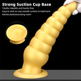 Silicone Tip Extra Large Anal Plug Suction Cup Anus Dildo