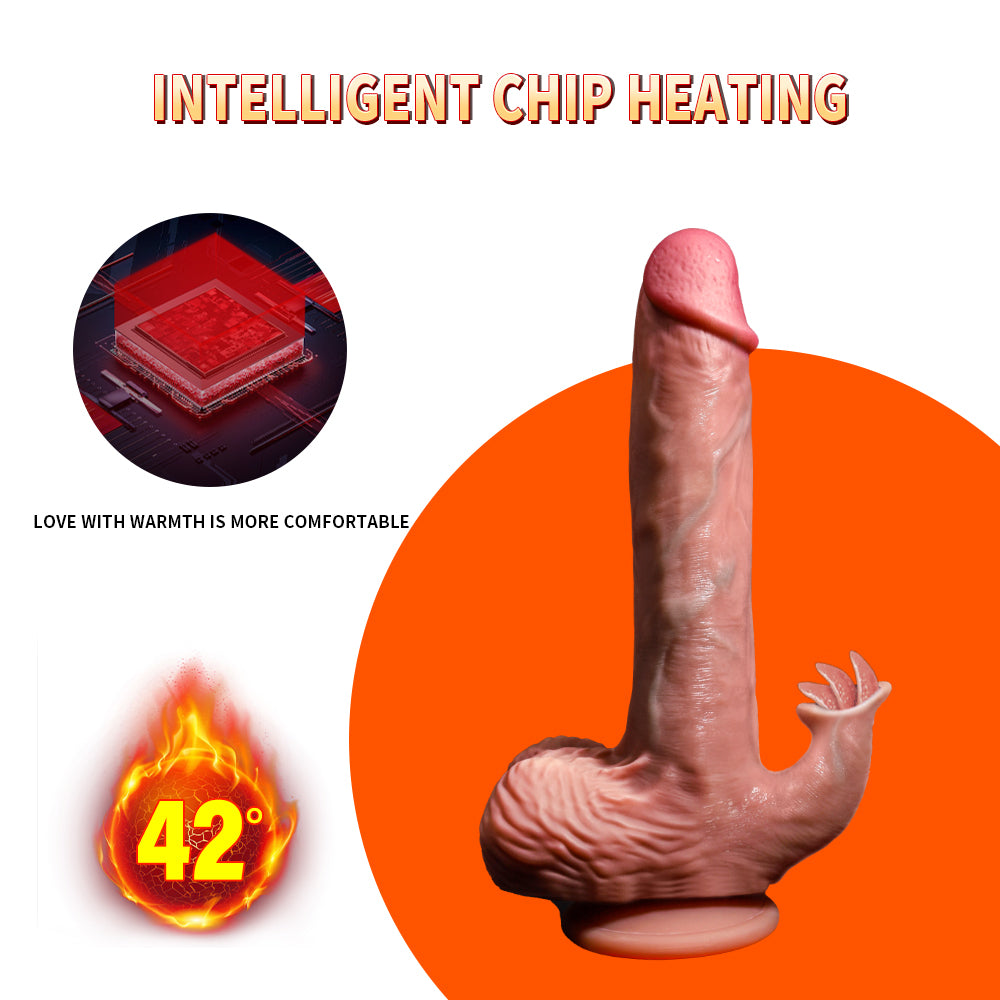 Tarzan III Penis-Premium Suction Cup Rabbit Double G Dildo For Premium Machine