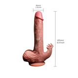 Tarzan III Penis-Premium Suction Cup Rabbit Double G Dildo For Premium Machine