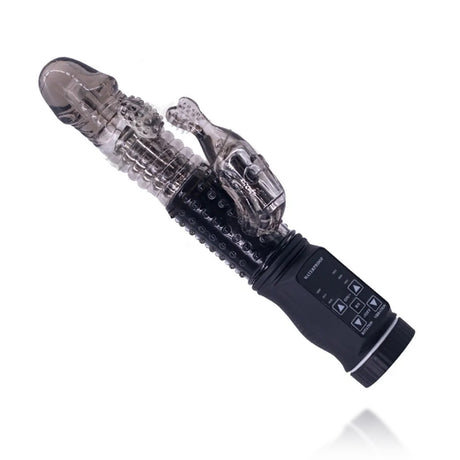 Telescoping Dildo - Allovers Dildo Rotatable ThrustingVibrator