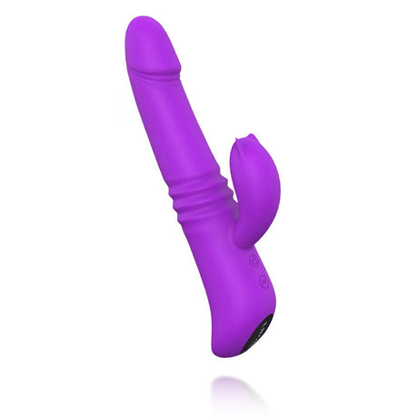 Telescoping Dildo for Women Thrusting Vibrator Allovers Dildos