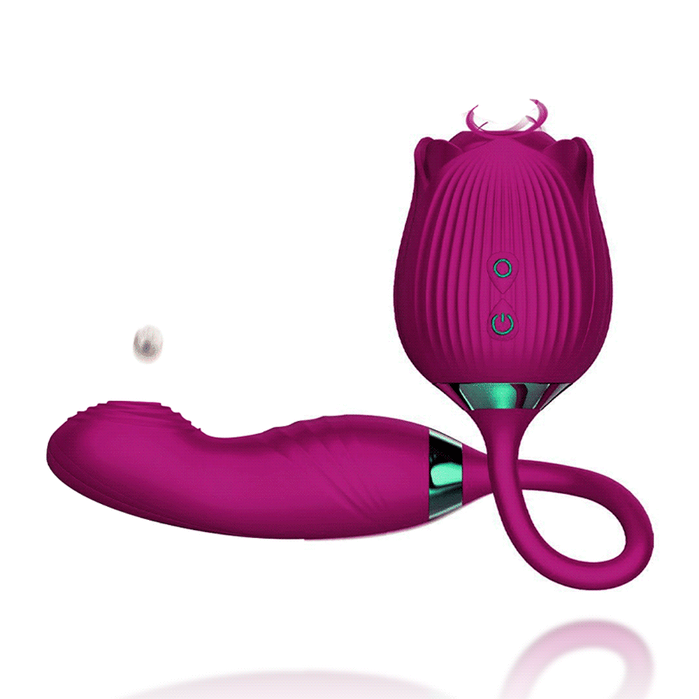 The Rose Vibrator For Women With Retractable Vibrating Egg