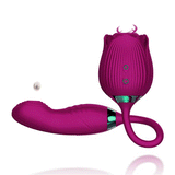 The Rose Vibrator For Women With Retractable Vibrating Egg