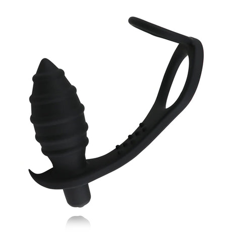 Threaded Silicone Vibrating Cock Ring