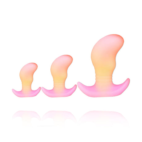 Thrusting Anal Plugs Special-Shaped Anal Plugs Liquid Silicone Anal Plugs