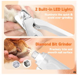Pet LED Nail Clippers - Safe Trimming for Dogs, Cats & Rabbits