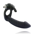 Vibrating Butt Plug Double Dildo Cock Ring Penetrator