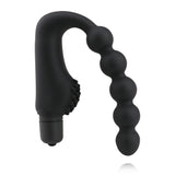 Vibrating Pull Bead Anal Plug Male Prostate Massager