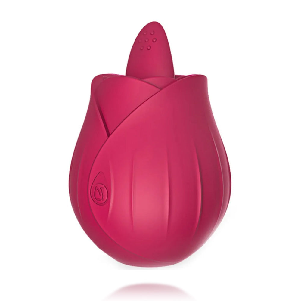 Vibrating Tongue Rose Vibrator Clitoral Stimulation Female Masturbator