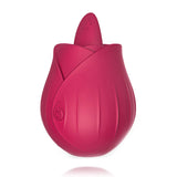 Vibrating Tongue Rose Vibrator Clitoral Stimulation Female Masturbator