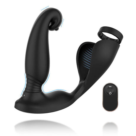 Wireless Remote Control Posterior Prostate Penis Exerciser