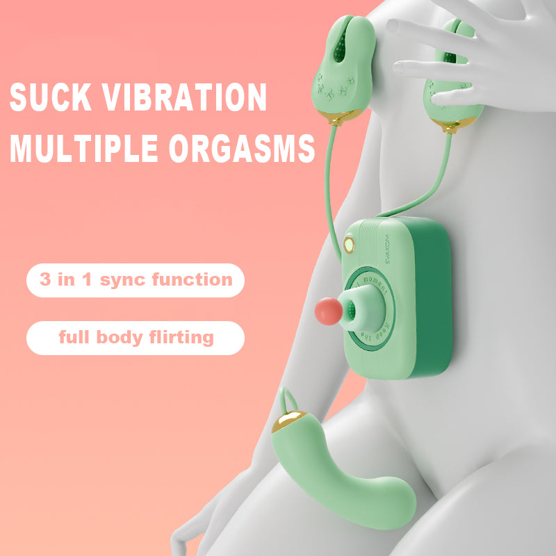 Saggie Suckers Dildo-Green Female Masturbators Adult Erotic Products