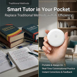 🌎 AI Wearable Translator – 165+ Language Two-Way Voice Translation Device, Real-Time AI Language Translator with Smart Learning, Bluetooth Connectivity for Travel, Work & Everyday Conversations