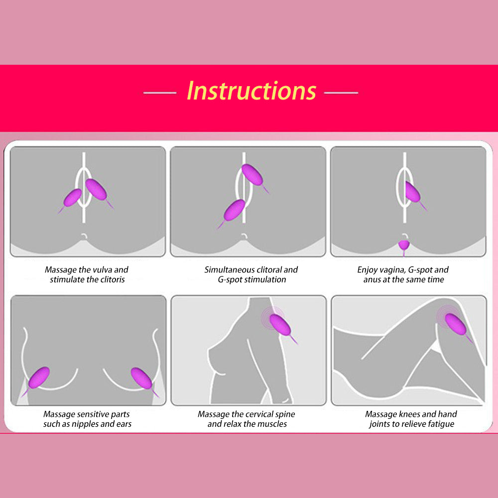 USB Charging Double-Bouncing Eggs Vibrator