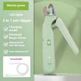 Pet LED Nail Clippers - Safe Trimming for Dogs, Cats & Rabbits
