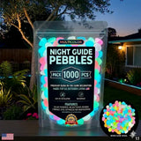 🌈 Colorful Glow in the Dark Garden Stones