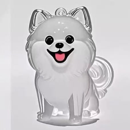 Pet Hair Keepsake Capsule Keychain for Cat & Dog Lovers -5Pcs