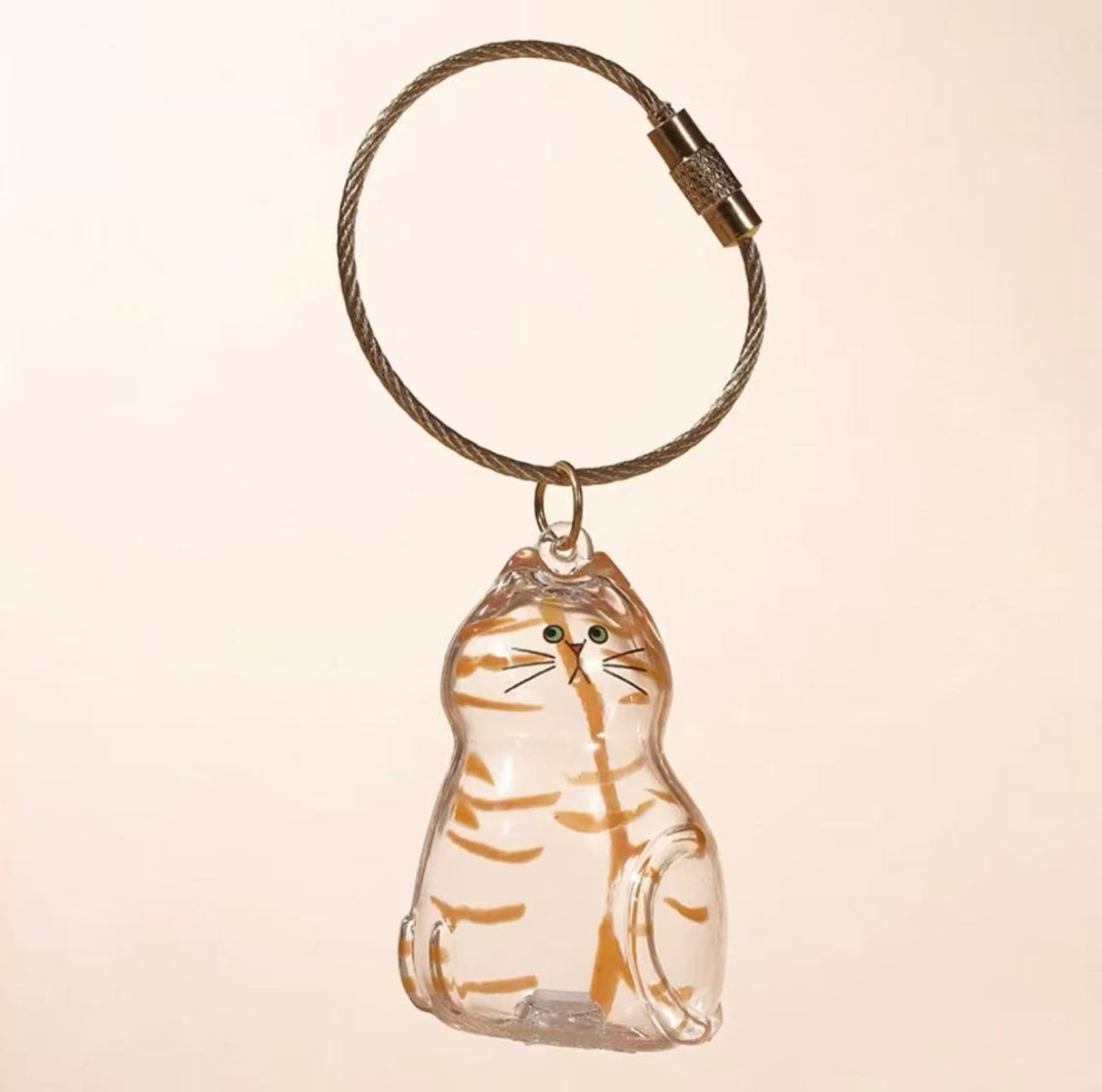 Pet Hair Keepsake Capsule Keychain for Cat & Dog Lovers -5Pcs