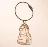 Pet Hair Keepsake Capsule Keychain for Cat & Dog Lovers -5Pcs