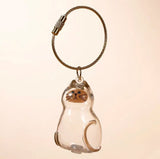 Pet Hair Keepsake Capsule Keychain for Cat & Dog Lovers -5Pcs