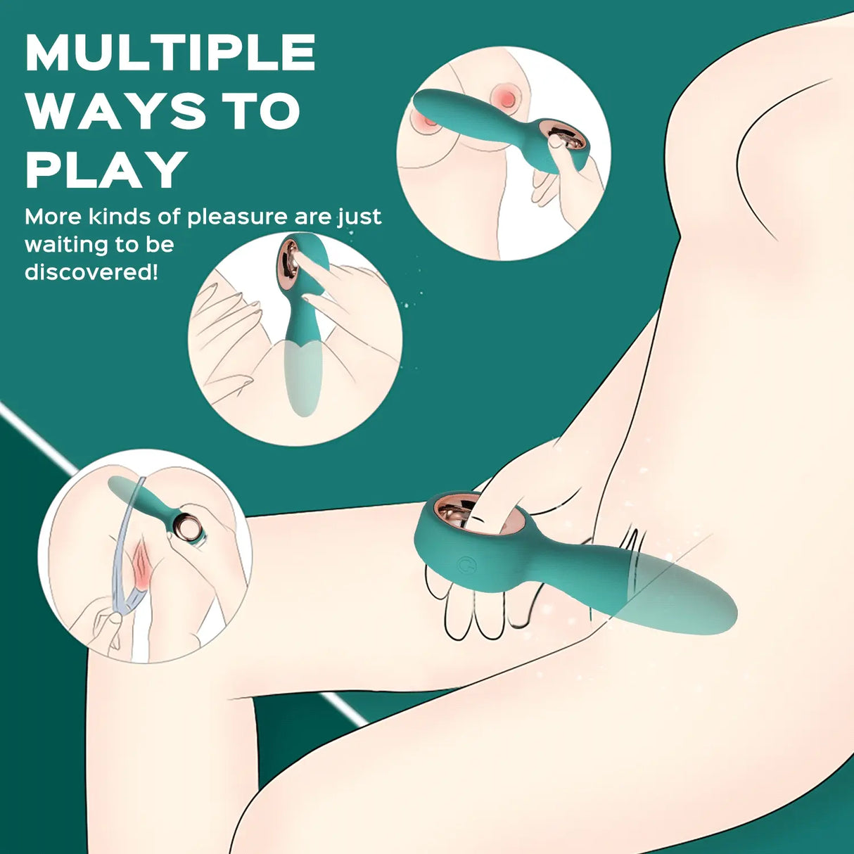 Remote Control Vibrating  Masturbator