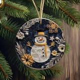 Flat Quilling Christmas Ornaments