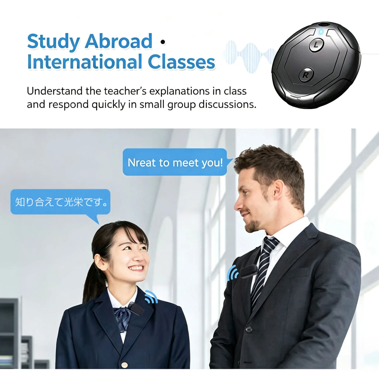 🔥LAST DAY 50% OFF 🌎 K18 AI Smart Translator 2026– Break Language Barriers & Connect With the World