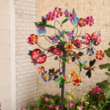 ☀️🌀Outdoors Wind Spinners with Decorative Flowers🌸