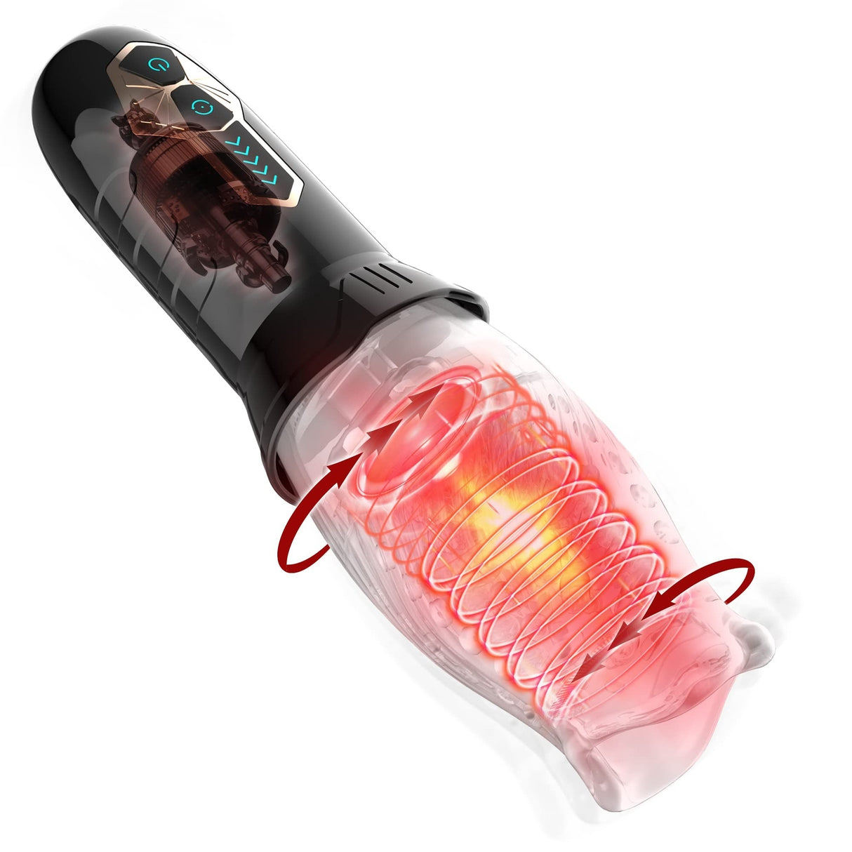 Gawk Gawk 3000 Electric Masturbation Cup Rotating Sex Toys -